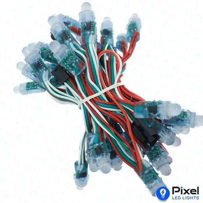 Pixel LED 3inch (Multicolor, WS2811, 50LEDs) 12 Feet Length - SKU 1001