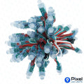 Pixel LED 3inch (Multicolor, WS2811, 50LEDs) 12 Feet Length - SKU 1001