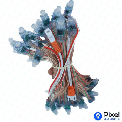 Pixel LED 5inch Gel wire (Multicolor, WS2811, 50LEDs) 20 Feet Length