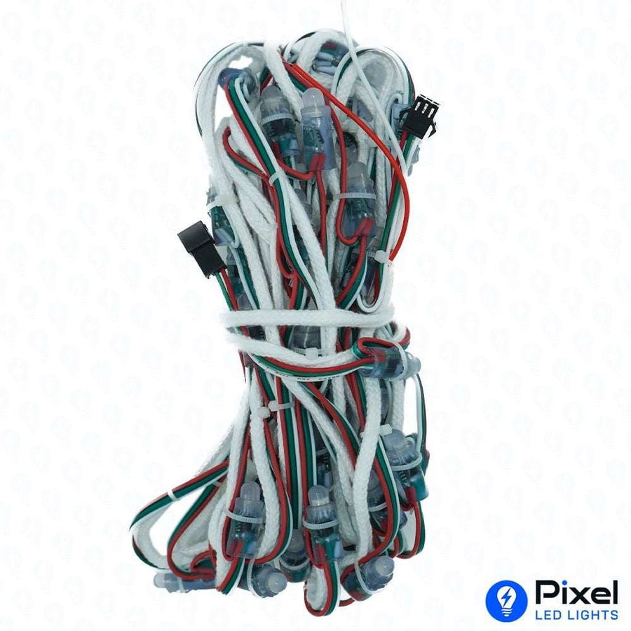 Pixel LED 5inch on Rope (Multicolor, WS2811, 50LEDs) 20 Feet Length