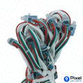 Pixel LED 5inch on Rope (Multicolor, WS2811, 50LEDs) 20 Feet Length