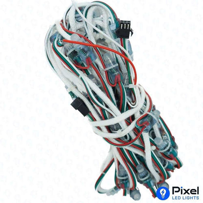 Pixel LED 5inch on Rope (Multicolor, WS2811, 50LEDs) 20 Feet Length