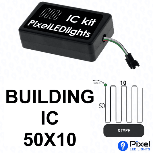 Pixel LED IC Controller for Building S Type 50×10 – 30+ Dynamic Effects