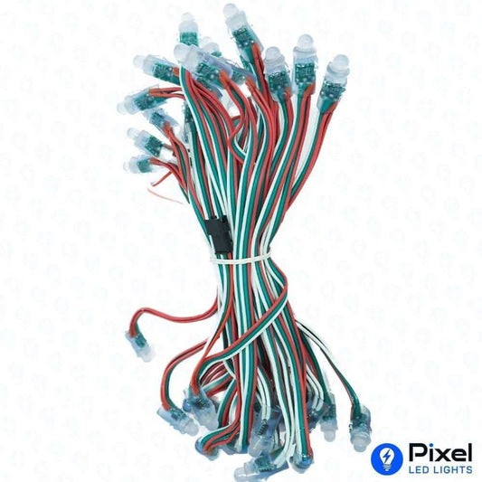 Pixel LED 7inch (Multicolor, WS2811, 50LEDs) 28 Feet Length - SKU 1003