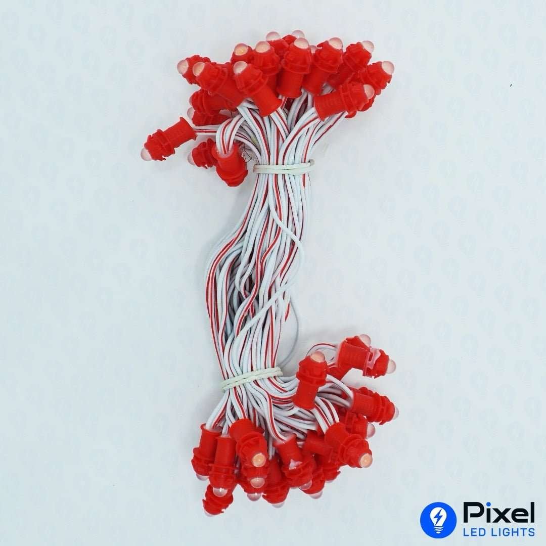 Pixel LED 5inch (Single Color, 50LEDs) 20 Feet Length - Red