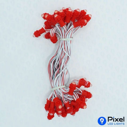 Pixel LED 5inch (Single Color, 50LEDs) 20 Feet Length - Red