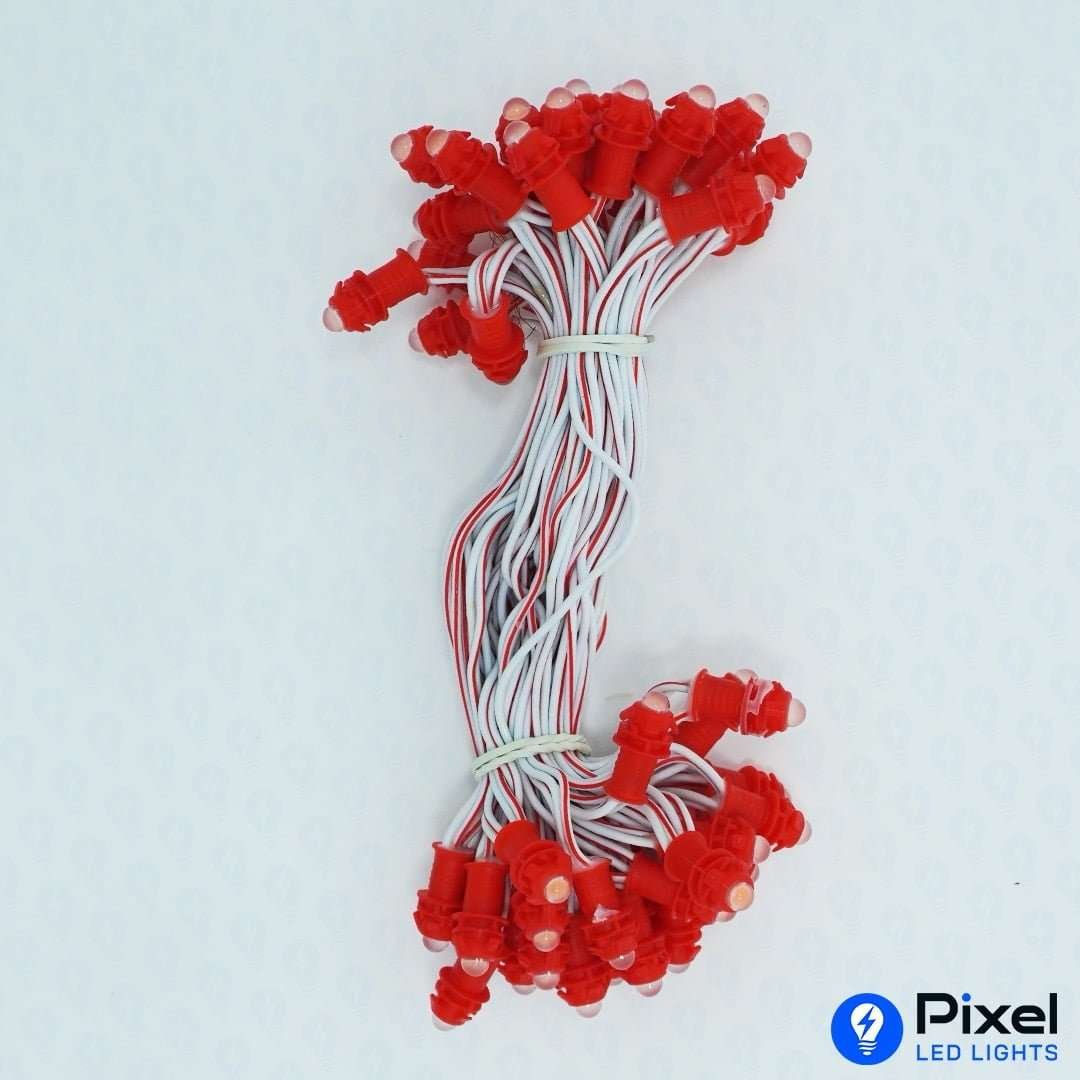 Pixel LED 5inch (Single Color, 50LEDs) 20 Feet Length - Red