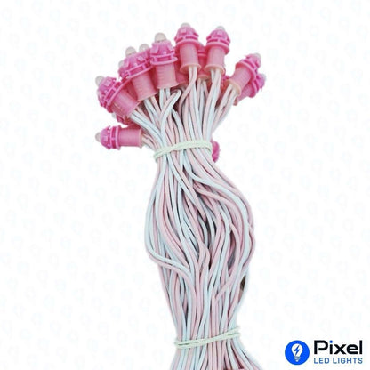 Pixel LED 5inch (Single Color, 50LEDs) 20 Feet Length - Pink
