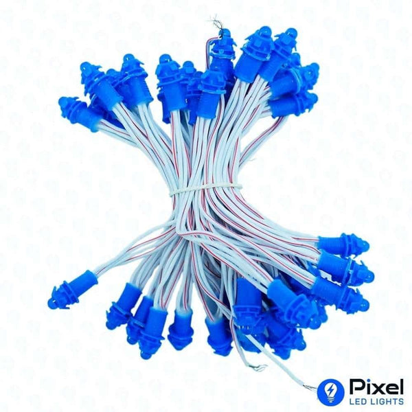 Pixel LED 3inch (Single Color, 50LEDs) 12 Feet Length - Blue