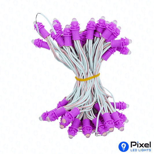 Pixel LED 3inch (Single Color, 50LEDs) 12 Feet Length - Pink