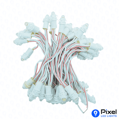 Pixel LED 3inch (Single Color, 50LEDs) 12 Feet Length - White