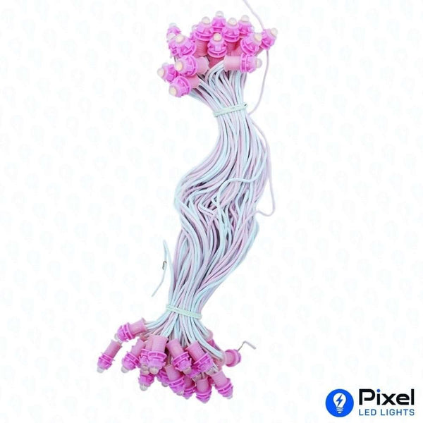 Pixel LED 7inch (Single Color, 50LEDs) 28 Feet Length - Pink