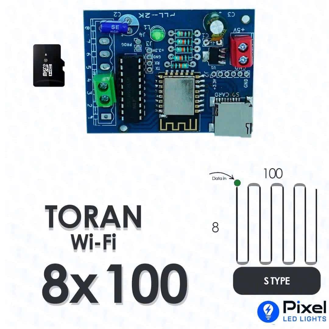 PLL2000 Wi-Fi Controller – 8×100 Toran (S Type) With 4GB SD Card