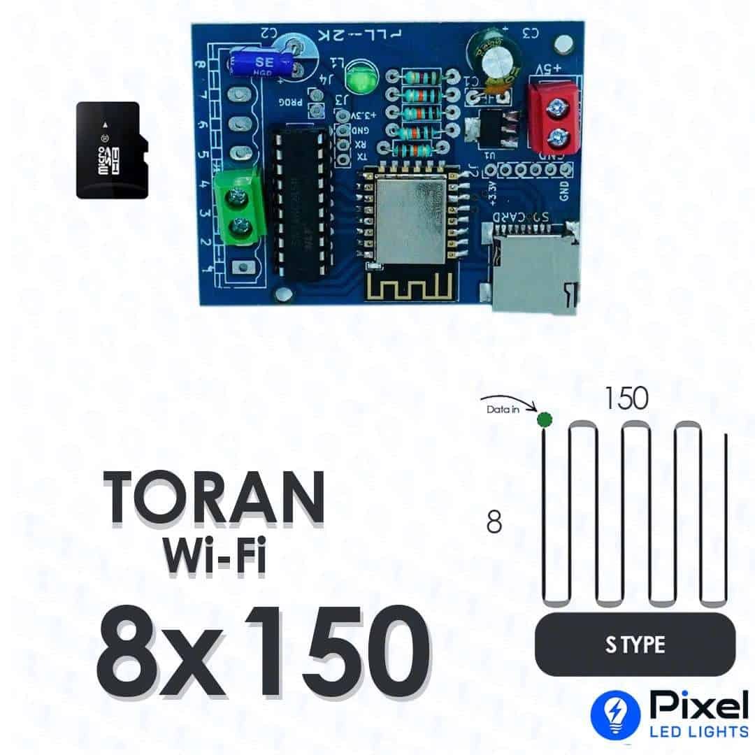 PLL2000 Wi-Fi Controller – 8×150 Toran (S Type) With 4GB SD Card