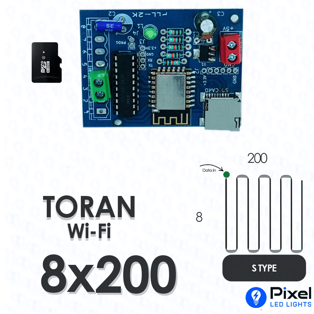 PLL2000 Wi-Fi Controller – 8×200 Toran (S Type) With 4GB SD Card