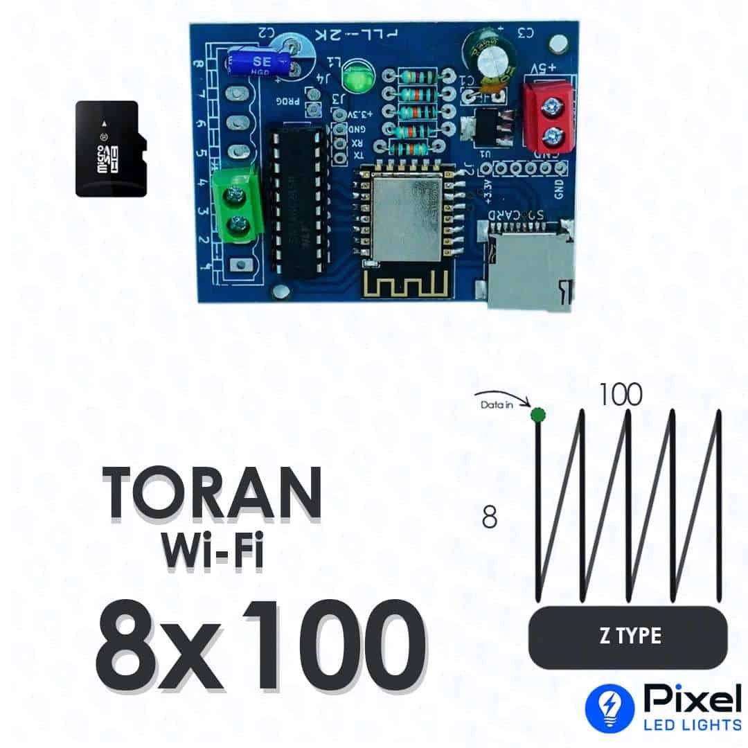 PLL2000 Wi-Fi Controller – 8×100 Toran (Z Type) With 4GB SD Card