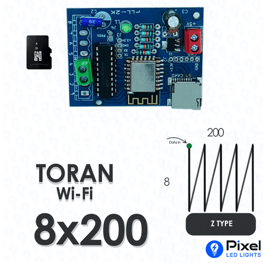 PLL2000 Wi-Fi Controller – 8×200 Toran (Z Type) With 4GB SD Card