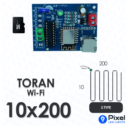 PLL2000 Wi-Fi Controller – 10×200 Toran (S Type) With 4GB SD Card