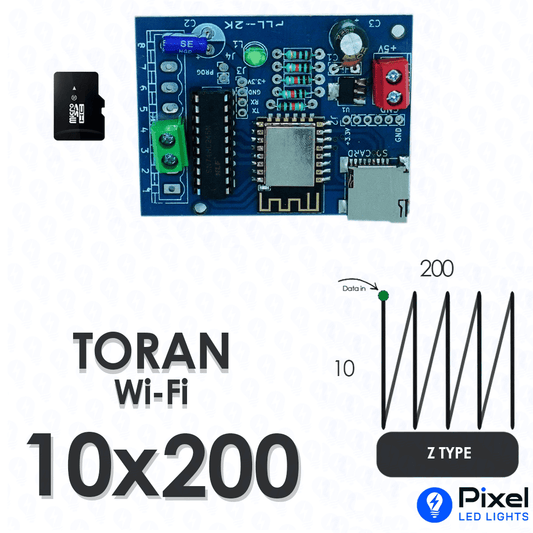 PLL2000 Wi-Fi Controller – 10×200 Toran (Z Type) With 4GB SD Card