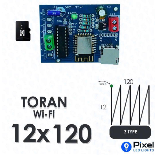 PLL2000 Wi-Fi Controller – 12×120 Toran (Z Type) With 4GB SD Card