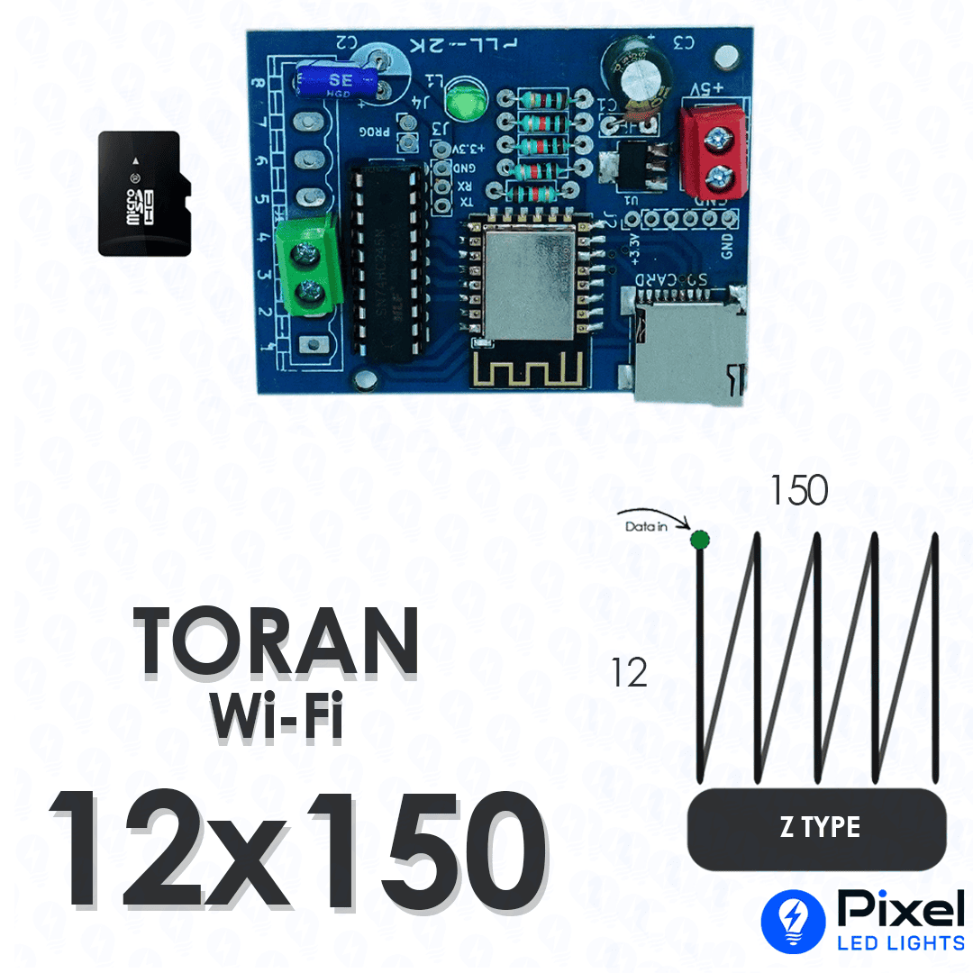 PLL2000 Wi-Fi Controller – 12×150 Toran (Z Type) With 4GB SD Card