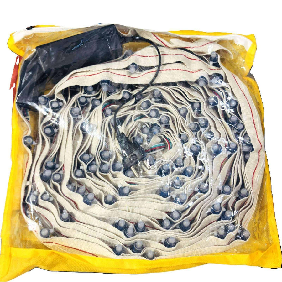 High-Quality 100 LED Niwar Patta Belt - 40 Feet with Adapter, Controller, and Heavy-Duty Copper Wire