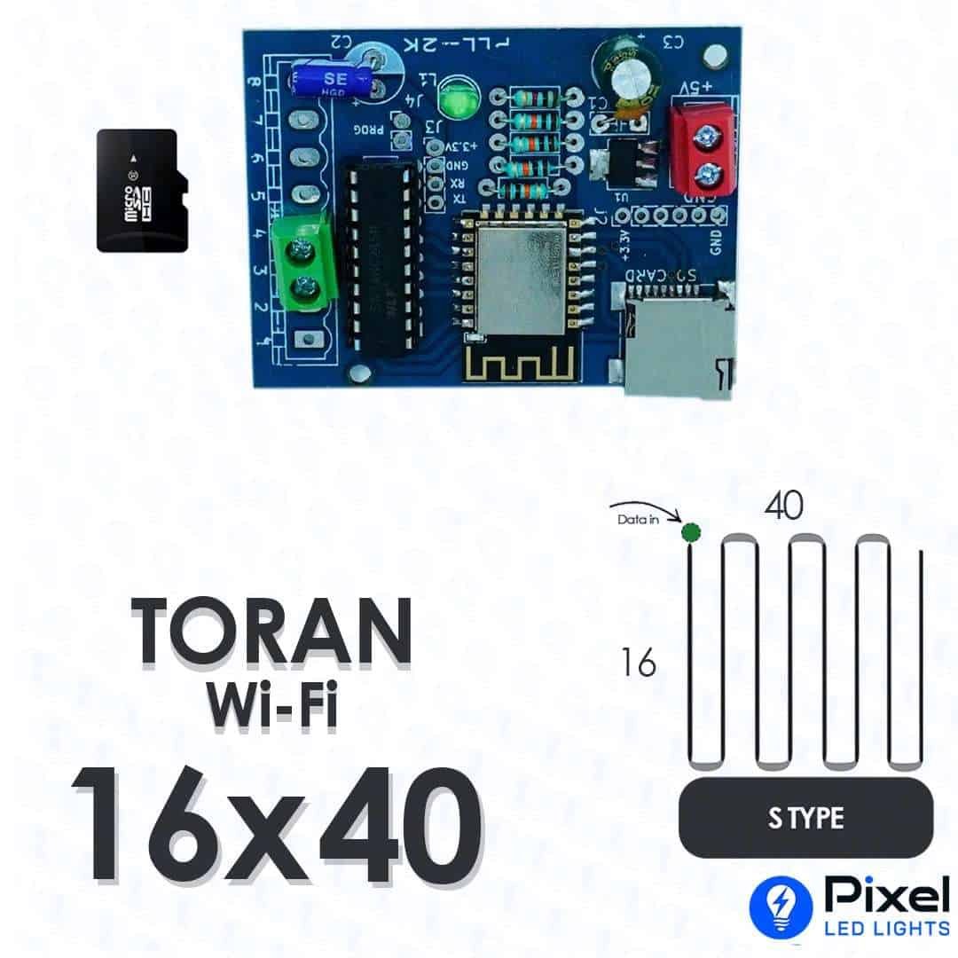 PLL2000 Wi-Fi Controller – 16×40 Toran (S Type) With 4GB SD Card