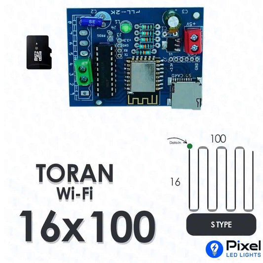 PLL2000 Wi-Fi Controller – 16×100 Toran (S Type) With 4GB SD Card