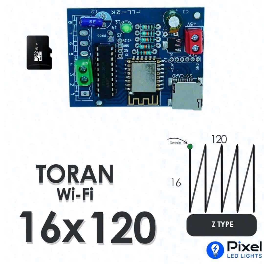 PLL2000 Wi-Fi Controller – 16×120 Toran (Z Type) With 4GB SD Card