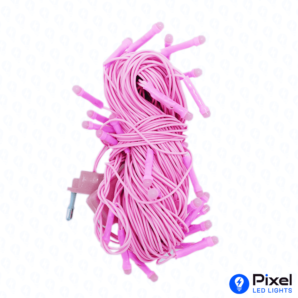Power Pixel Rice Light 12 Meter (Pink)