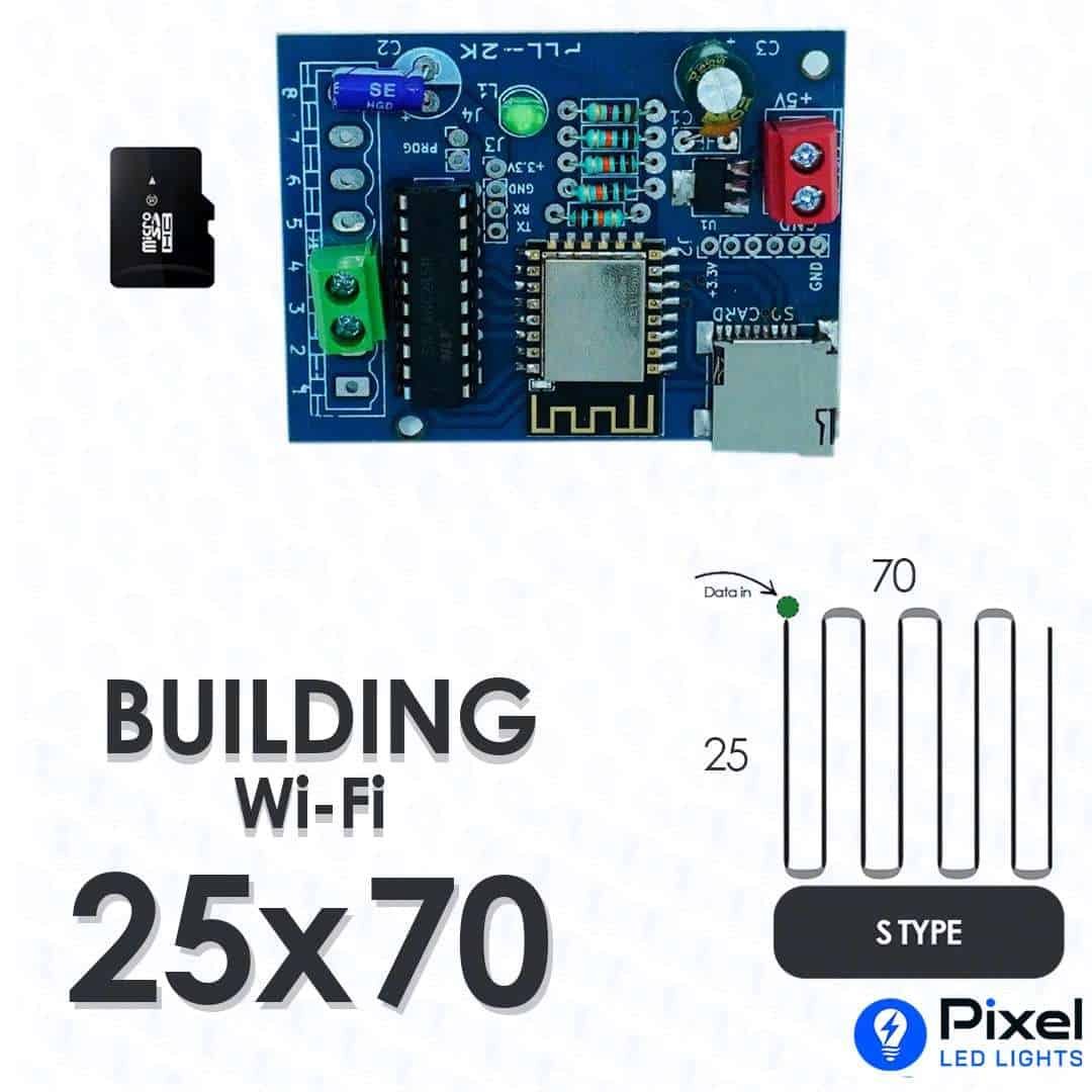 PLL2000 Wi-Fi Controller – 25×70 Building (S Type) With 4GB SD Card