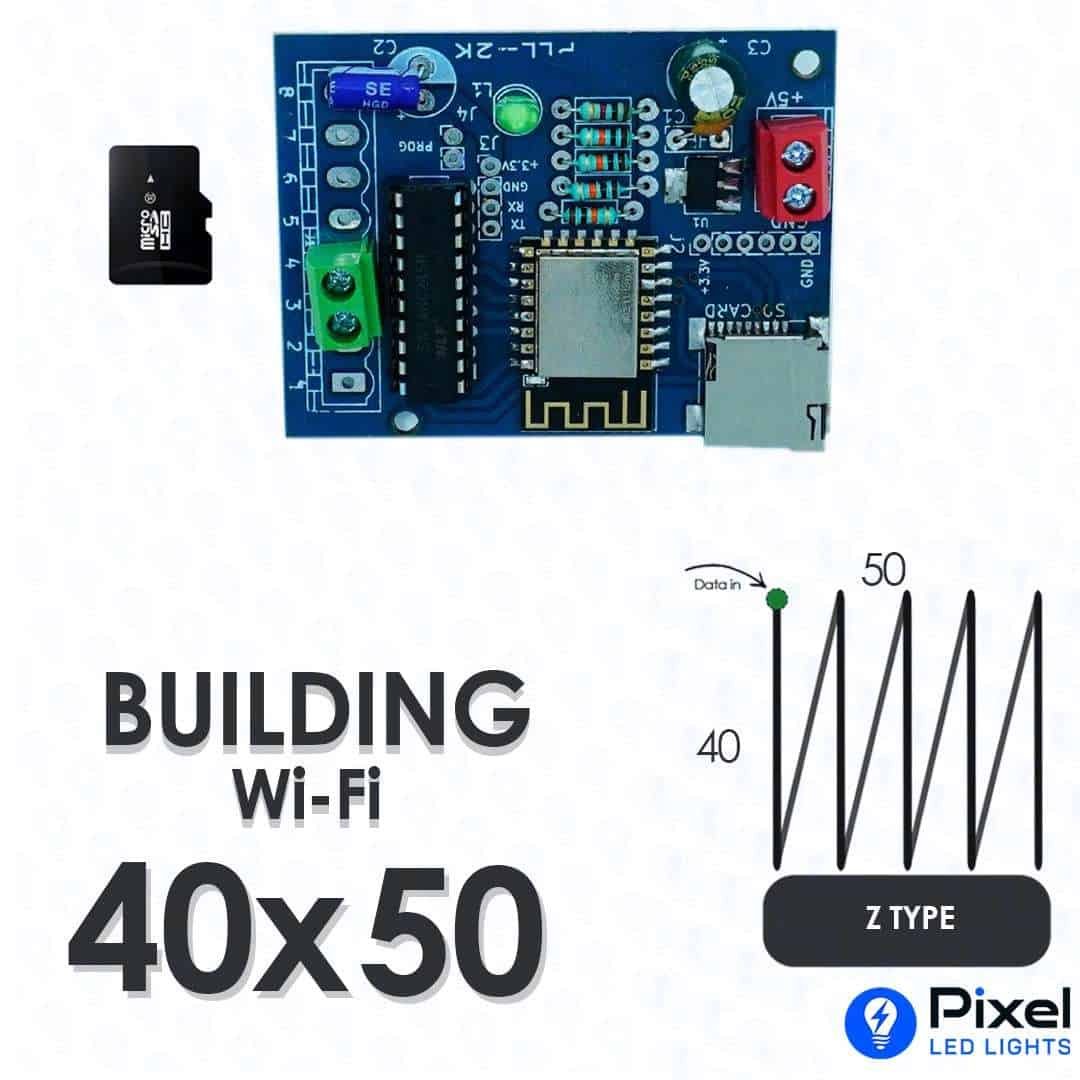 PLL2000 Wi-Fi Controller – 40×50 Building (Z Type) With 4GB SD Card