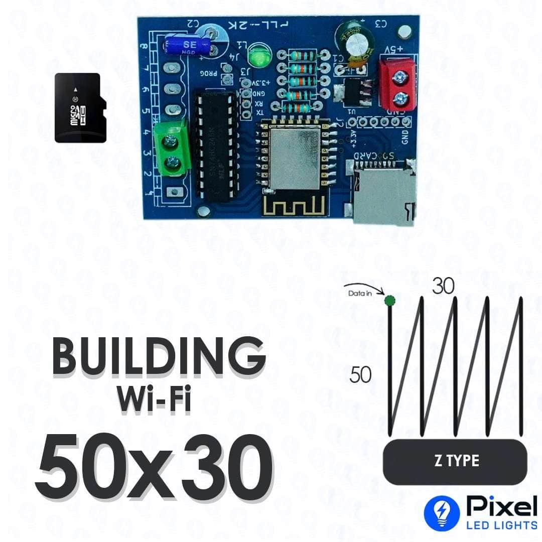 PLL2000 Wi-Fi Controller – 50×30 Building (Z Type) With 4GB SD Card