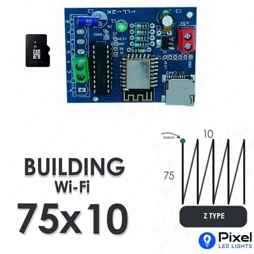 PLL2000 Wi-Fi Controller – 75×10 Building (Z Type) With 4GB SD Card