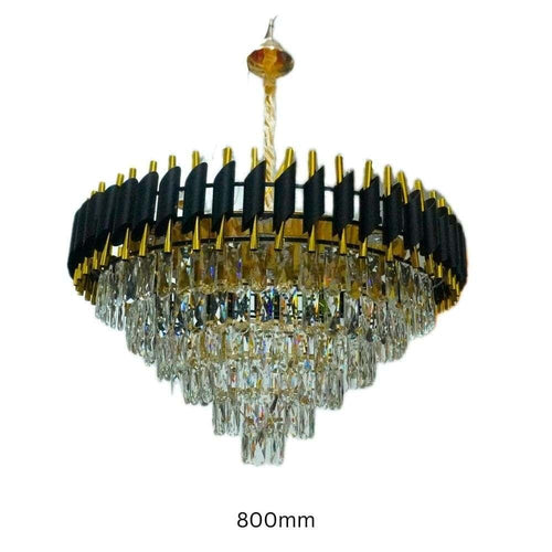 Black Mamba Jhumer Full Set 800mm – Luxury Ceiling Chandelier for Home & Hotels