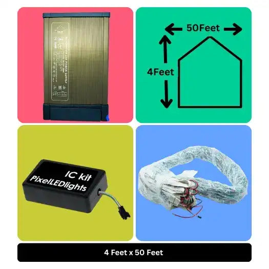 4x50 Feet Toran LED Decoration Lights – Festive Lighting for Wedding, Home Events