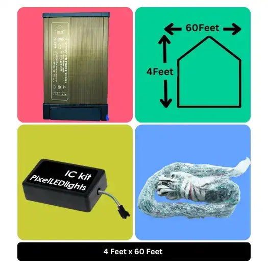 4x60 Feet Toran LED Decoration Lights – Festive Lighting for Wedding, Home  Events