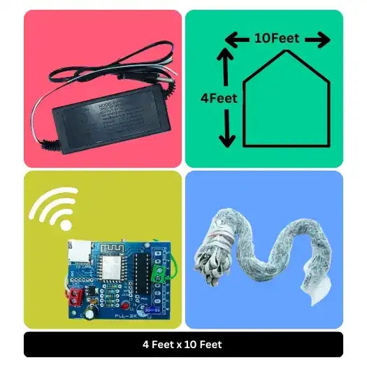 4x10 Feet Toran LED Decoration Wi-Fi Lights – Smart Festive Lighting for Wedding, Home Events