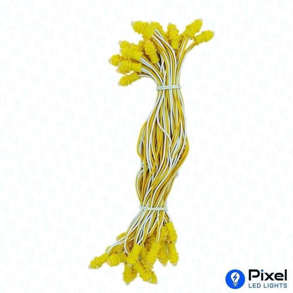 Pixel LED 7inch (Single Color, 50LEDs) 28 Feet Length - Yellow