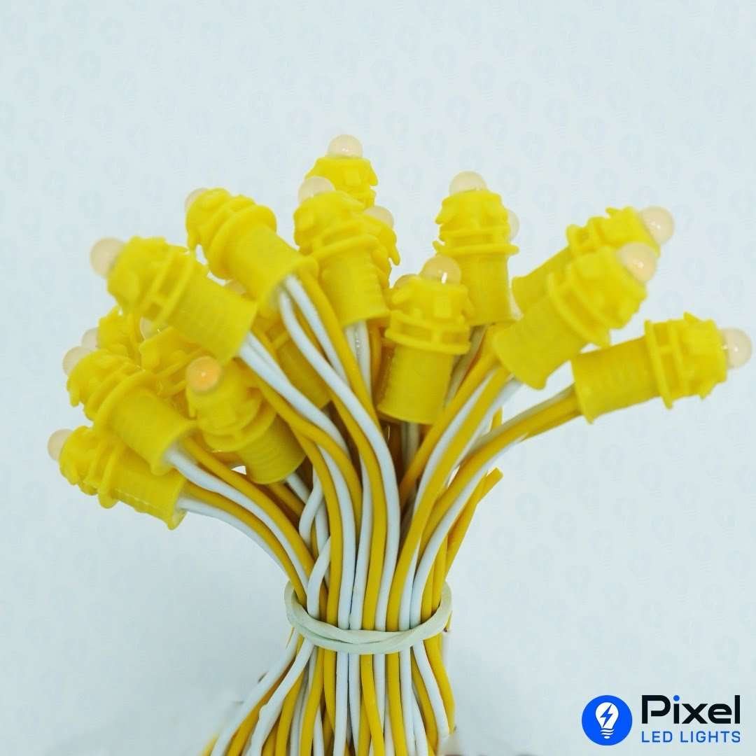 Pixel LED 7inch (Single Color, 50LEDs) 28 Feet Length - Yellow