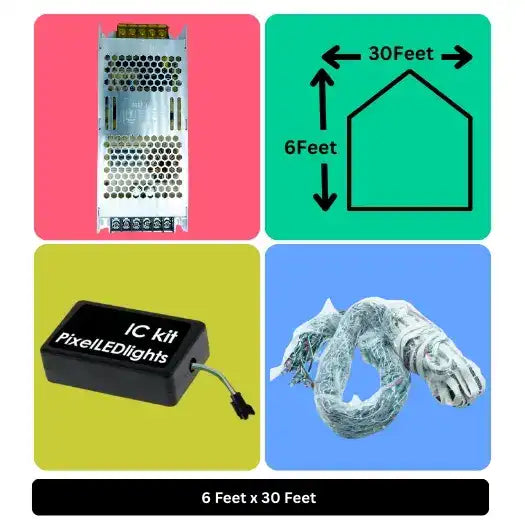 6x30 Feet Toran LED Decoration Lights – Festive Lighting for Wedding, Home  Events