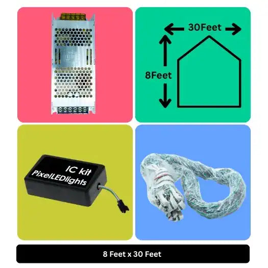 8x30 Feet Toran LED Decoration Lights – Festive Lighting for Wedding, Home  Events