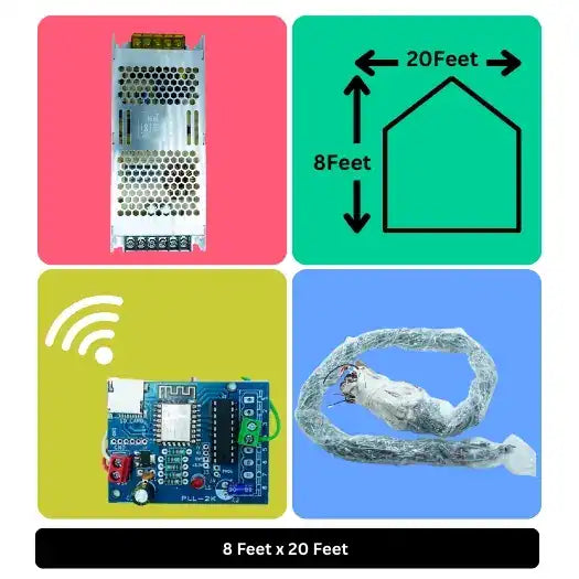 8x20 Feet Toran LED Decoration Wi-Fi Lights – Smart Festive Lighting for Wedding, Home & Events
