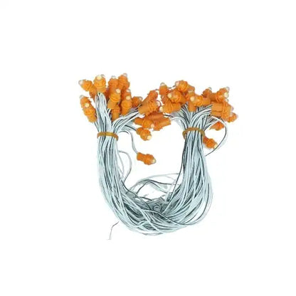 12 Inch 12V Warm White Pixel  – 50 Bulbs (Copper Wire, 9mm Bulb) for Decorative Lighting
