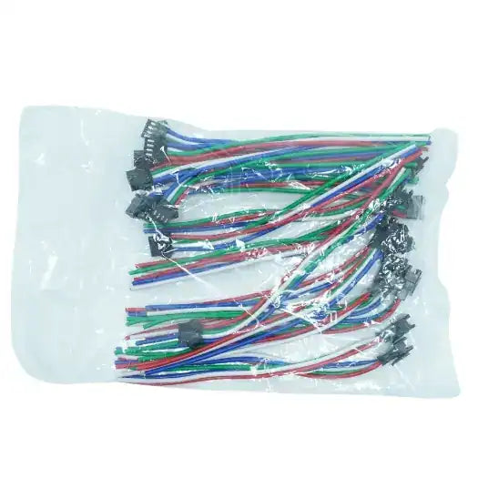 4-Pin Copper Connectors with Heavy-Duty Wire Leads