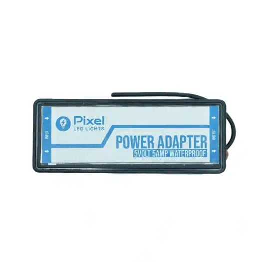 5V 5A Waterproof Adapter – Power Supply for Pixel LEDs, WS2811, WS2812B, and Outdoor Lighting