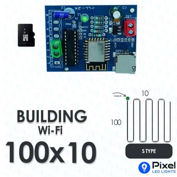 PLL2000 Wi-Fi Controller – 100×10 Building (S Type) With 4GB SD Card