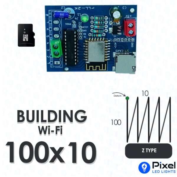 PLL2000 Wi-Fi Controller – 100×10 Building (Z Type) With 4GB SD Card